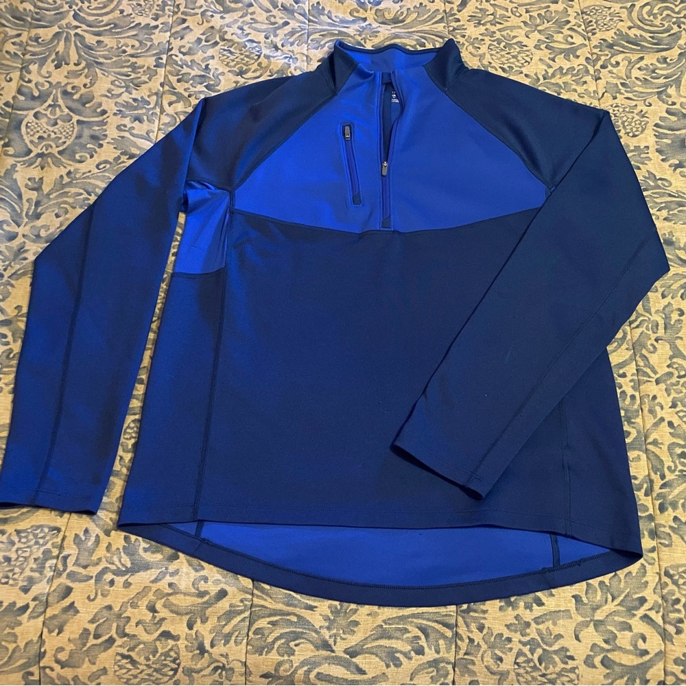 Uni-sex LANDS END Quarter Zip Pullover